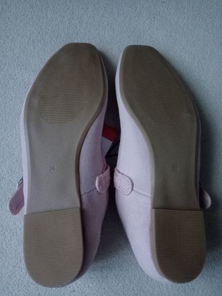 Manoletinas rosas talla 38