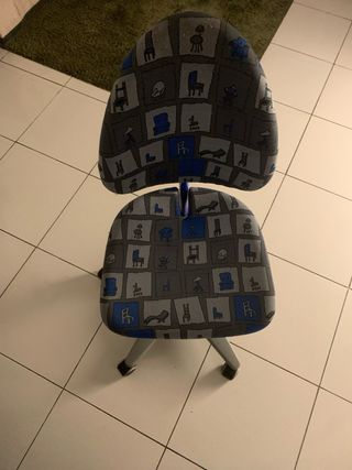 Silla de escritorio infantil con ruedas
