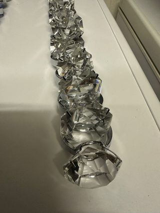 Portatovaglioli con diamanti  colorati