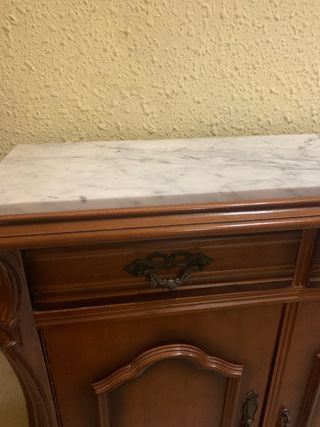 URGE Mueble vintage madera y mármol