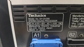 Equipo Hi-Fi Technics DV280 Plata/Negro