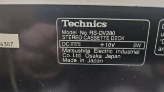 Equipo Hi-Fi Technics DV280 Plata/Negro