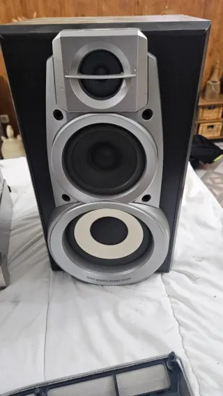 Equipo Hi-Fi Technics DV280 Plata/Negro