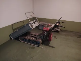 Carretilla Honda con orugas