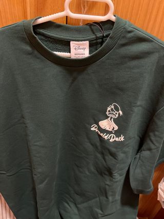 Sudadera Disney Donald Duck Bershka Manga Corta