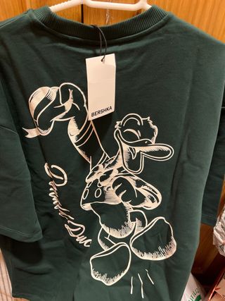 Sudadera Disney Donald Duck Bershka Manga Corta