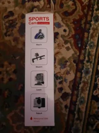 Cámara Deportiva Full HD Sumergible