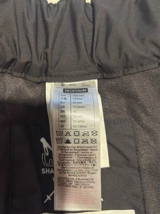 Pantalones de Nieve Wedze Negros