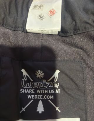 Pantalones de Nieve Wedze Negros