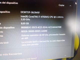 PORTATIL LENOVO CORE I7 QUADCORE-SSD 240GB-RAM 8GB