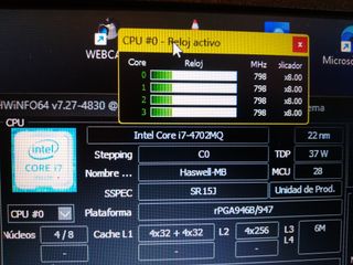 PORTATIL LENOVO CORE I7 QUADCORE-SSD 240GB-RAM 8GB
