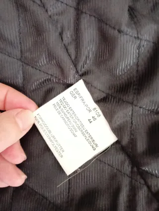 Abrigo Tres Cuartos Cuero OLD TAYLOR Negro