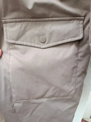 Chaquetón tres cuartos marrón