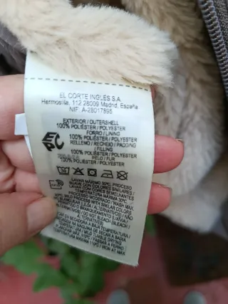 Chaquetón tres cuartos marrón