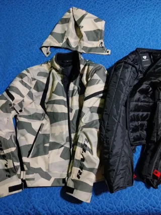 Chaqueta Moto Revit Camuflaje
