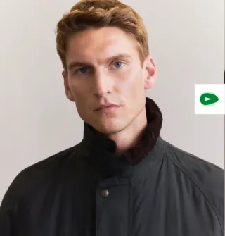 Chaquetón encerado Emidio Tucci verde