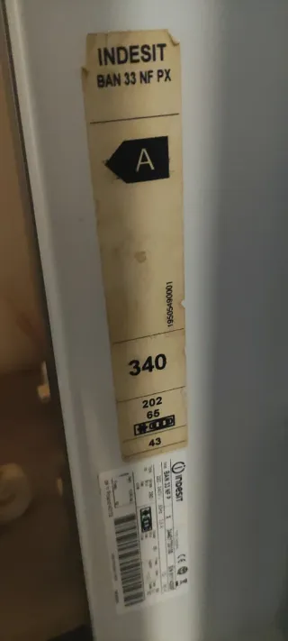 Nevera Indesit