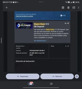 Steam Deck 512GB (LCD) con custodia