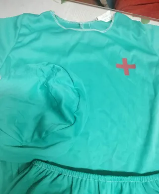 Disfraz enfermero infantil, talla 5-6 años