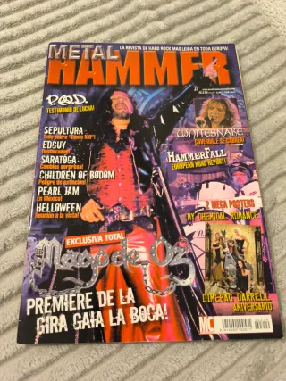 Vendo revista Metal Hammer nº 219, edición español