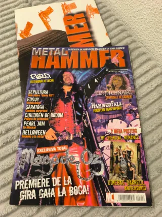 Vendo revista Metal Hammer nº 219, edición español