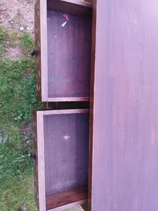 Recibidor antiguo madera tallada