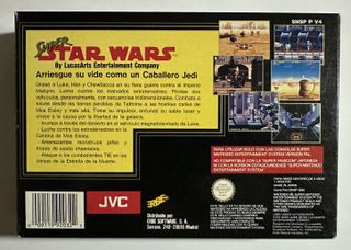Super Star Wars SNES PAL ESP Caja Manual Cartucho