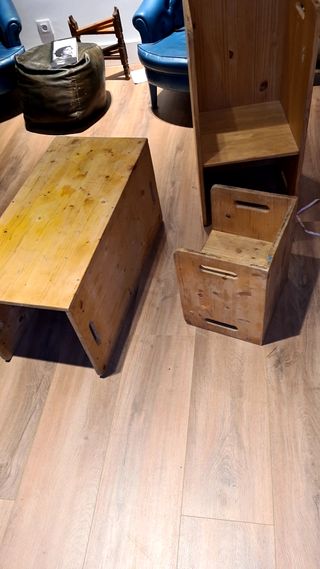 Tre torri di apprendimento e sedia Montessori 80x40