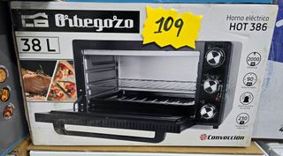 Horno Eléctrico Orbegozo HOT 386 38L