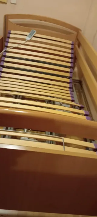 Cama geriátrica asistencial articulada eléctrica