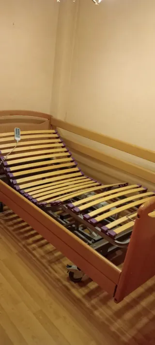 Cama geriátrica asistencial articulada eléctrica