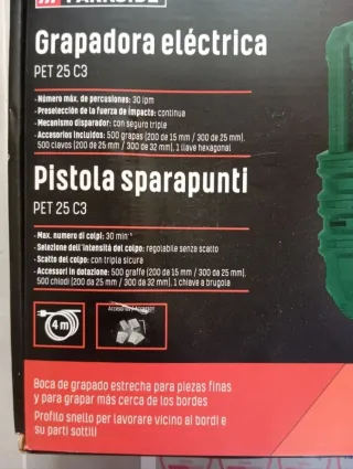 Pistola Clavadora parkside grapadora nueva