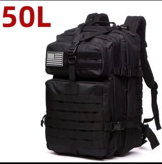 Mochila Táctica Militar 50L Negra