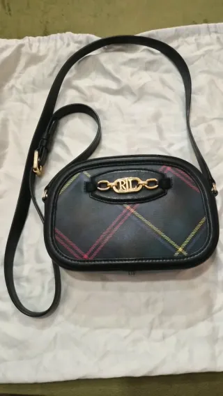 Bolso bandolera Ralph Lauren cuadros