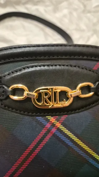 Bolso bandolera Ralph Lauren cuadros