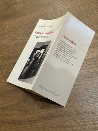 Libro/Novela: El contrabajo - Patrick Süskind