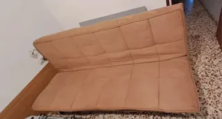 Sofá Cama Plegable Beige