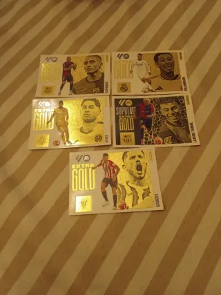 Cromos de fútbol Panini Extra Gold,lote