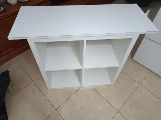 Muebles blanco tipo kallax Ikea