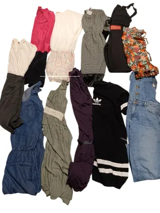 Lote Ropa Mujer Vestidos y Monos S/M