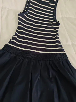 Vestido midi combinado VIRAL de Zara