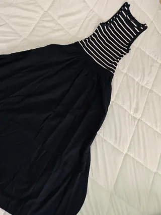 Vestido midi combinado VIRAL de Zara