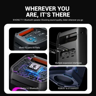 Altavoz W-King T11 100W