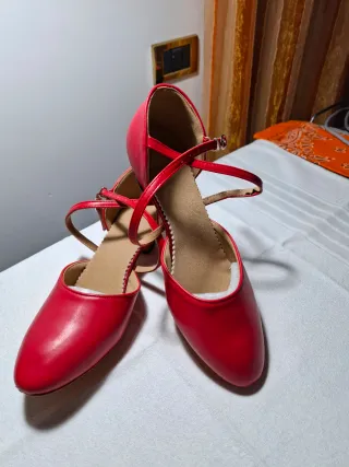 Scarpe da ballo rosse donna