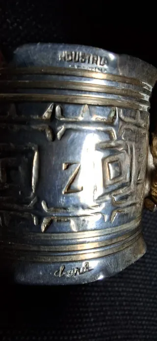 Lote de dos servilleteros antiguos