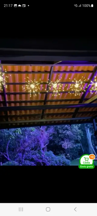 Luces Decorativas a Pilas  (8 Unidades)