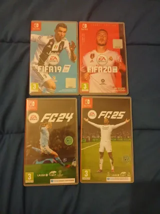 Nintendo Switch Juegos FIFA 19, 20, FC 24, 25