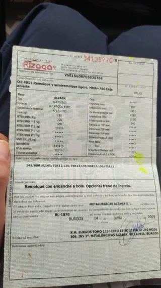 Remolque para perros Alzaga