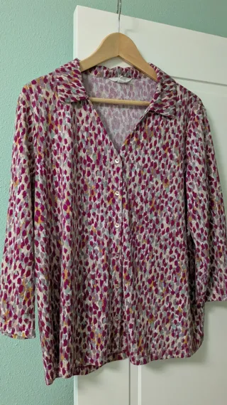 Blusa Cortefiel Estampada Manga 3/4