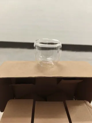 6 vasos de chupito de cristal